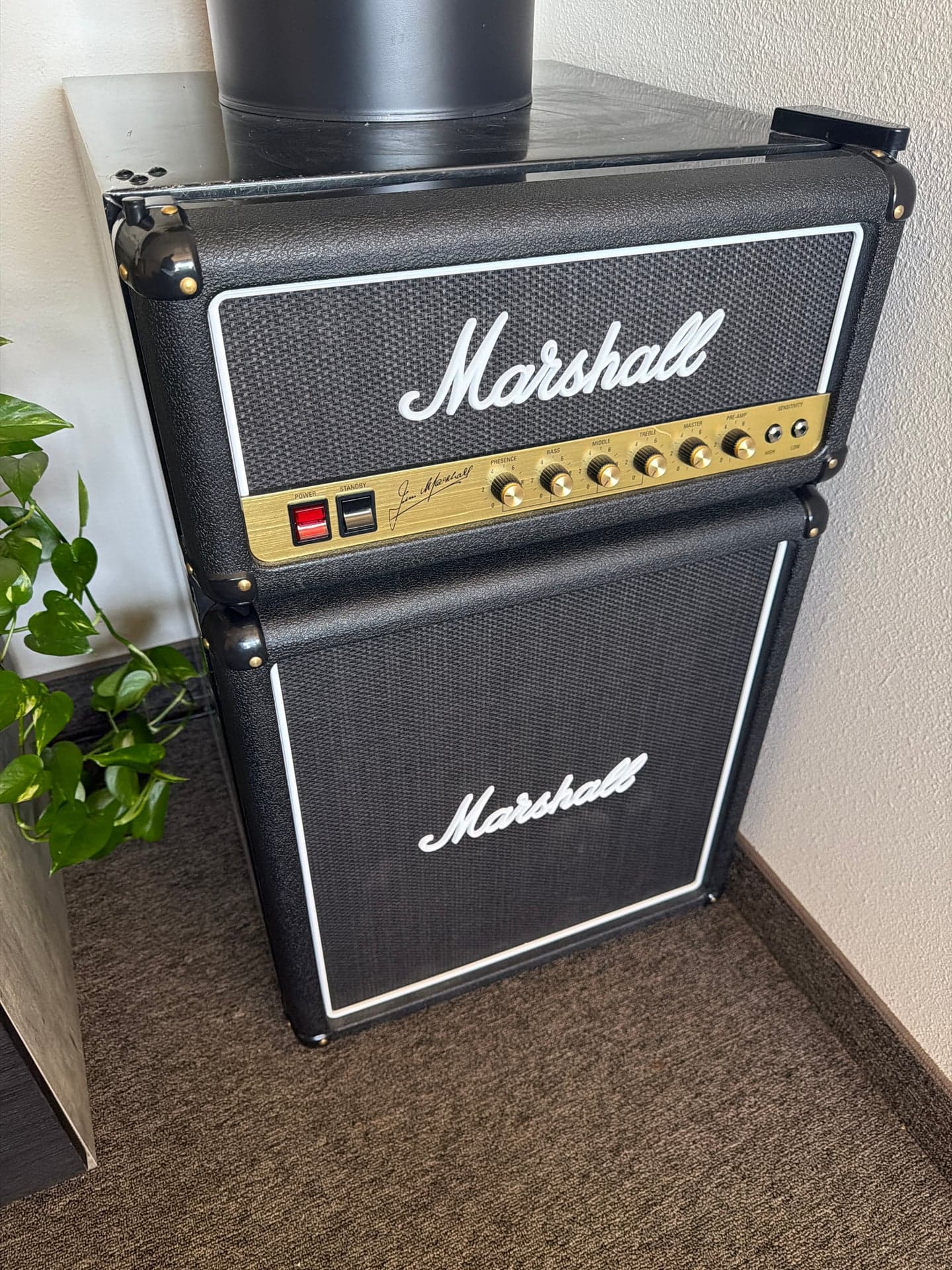 Marshall Fridge 4.4 Cu Ft Amp-Stack Mini Fridge, Good Condition